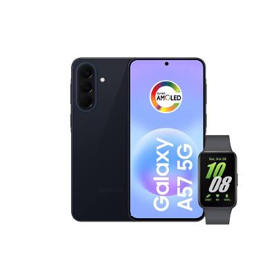 Smartphone Samsung Galaxy A57 5G Tela 6.7" 128GB Azul Escuro + Galaxy Fit 3 Grafite
