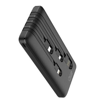Power Bank i2GO Plus 10000mAh 4 em 1 USB-C Lightning e Micro USB Preto