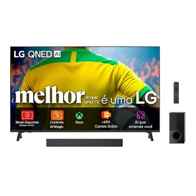 Combo Smart TV 86” 4K LG 86QNED73ASA QNED WebOS 25 + Soundbar LG SH5A 600W