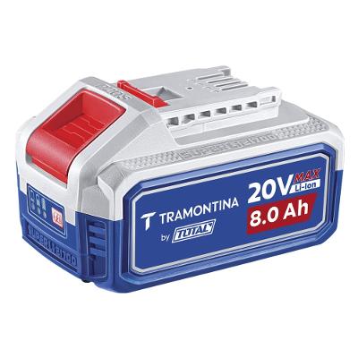 Bateria Lithium-Ion Tramontina by Total 20V 8,0Ah com Indicador LED 148Wh