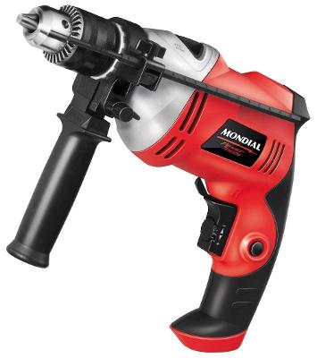 Furadeira de Impacto Mondial Power Tools FFI-05 750W Mandril 13mm Vermelha