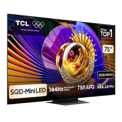 Smart TV 75" TCL 75C7L SQD-MINI LED Google Tv 144 Hz