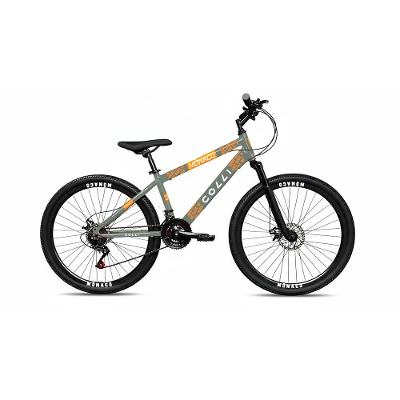 Bicicleta Aro 26 Colli Mônaco 21 Marchas Freio a Disco Verde Militar