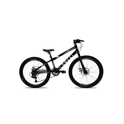 Bicicleta Aro 24 Colli Airon 7 Marchas Freio a Disco Preto Fosco
