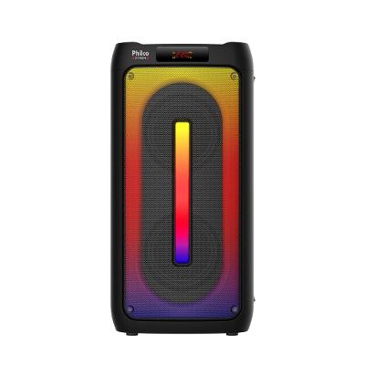 Caixa de Som Amplificada Philco PCX4500 com Bluetooth, Rádio FM, Alça, Iluminação LED e Controle Remoto - 300W