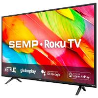 Smart TV LED 43" Full HD Semp Roku TV 43R6500 Wi-Fi Dual Band, 3 HDMI, 1 USB, com controle por aplicativo, compatível com Google Assistente e Alexa - 3