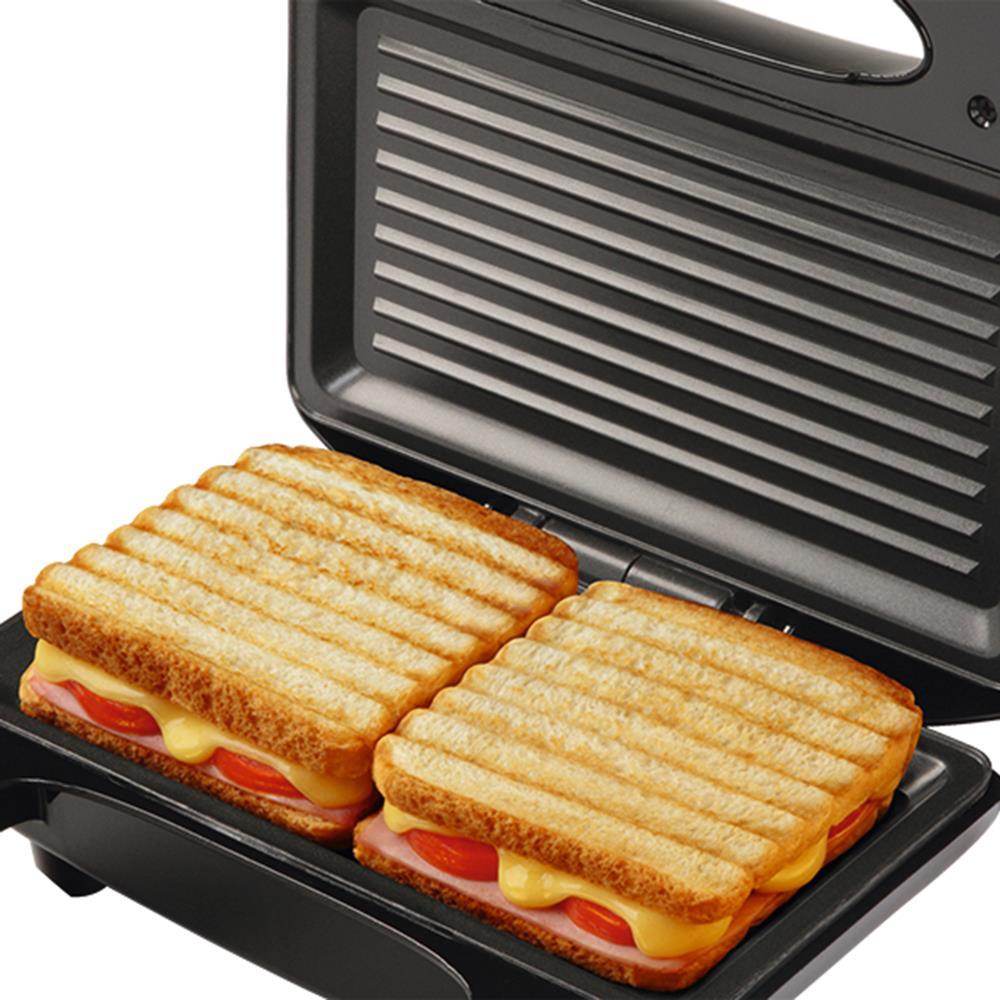 Sanduicheira Fast Grill e Sandwich Mondial S-12 750W - Preta - 4