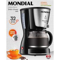Cafeteira Elétrica Mondial Dolce Arome Inox C-32I 32 Xícaras - Preta - 3