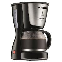 Cafeteira Elétrica Mondial Dolce Arome Inox C-32I 32 Xícaras - Preta - 1