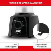 Liquidificador Arno Power Mix LQ10 Preto 550W com 2 Velocidades - 6