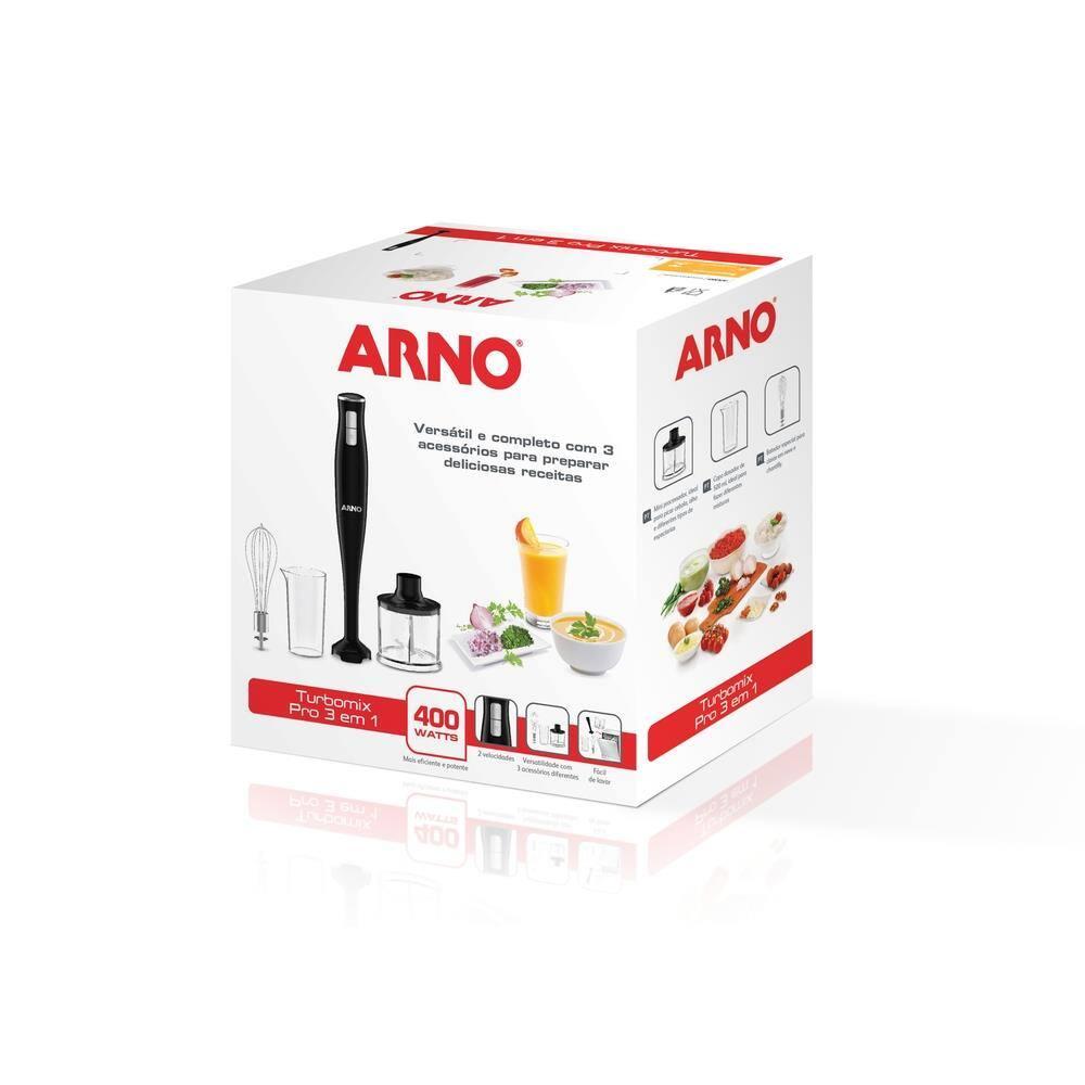Mixer Arno Turbomix Pro 3 em 1 MX31 400W – Preto - 6