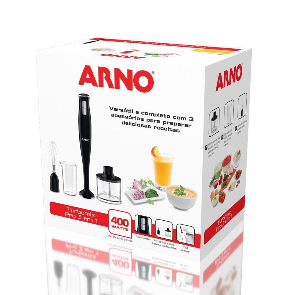 Mixer Arno Turbomix Pro 3 em 1 MX31 400W – Preto - 8