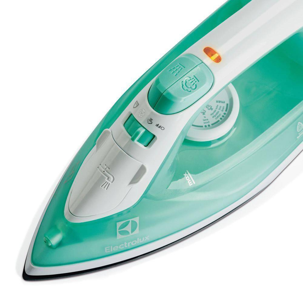 Ferro de Passar a Vapor Base Cerâmica com Spray Electrolux Easyline SIE70 Verde - 7