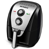 Fritadeira Elétrica Sem Óleo Air Fryer Mondial Grand Family AF-55I 5,5L – Preta/Inox - 8