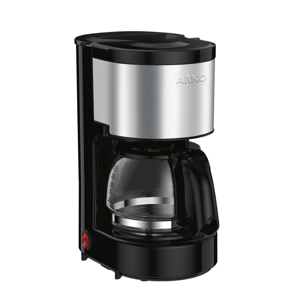 Cafeteira Elétrica Arno Perfectta Inox CFPI 12 Xícaras - Preta - 1