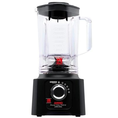 Liquidificador Arno Power Max 700 Limpa Fácil LN60 Preto 700W com 5 Velocidades