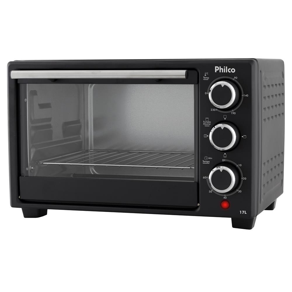 Forno Elétrico Philco PFE17P de 17L com Timer – Preto - 1