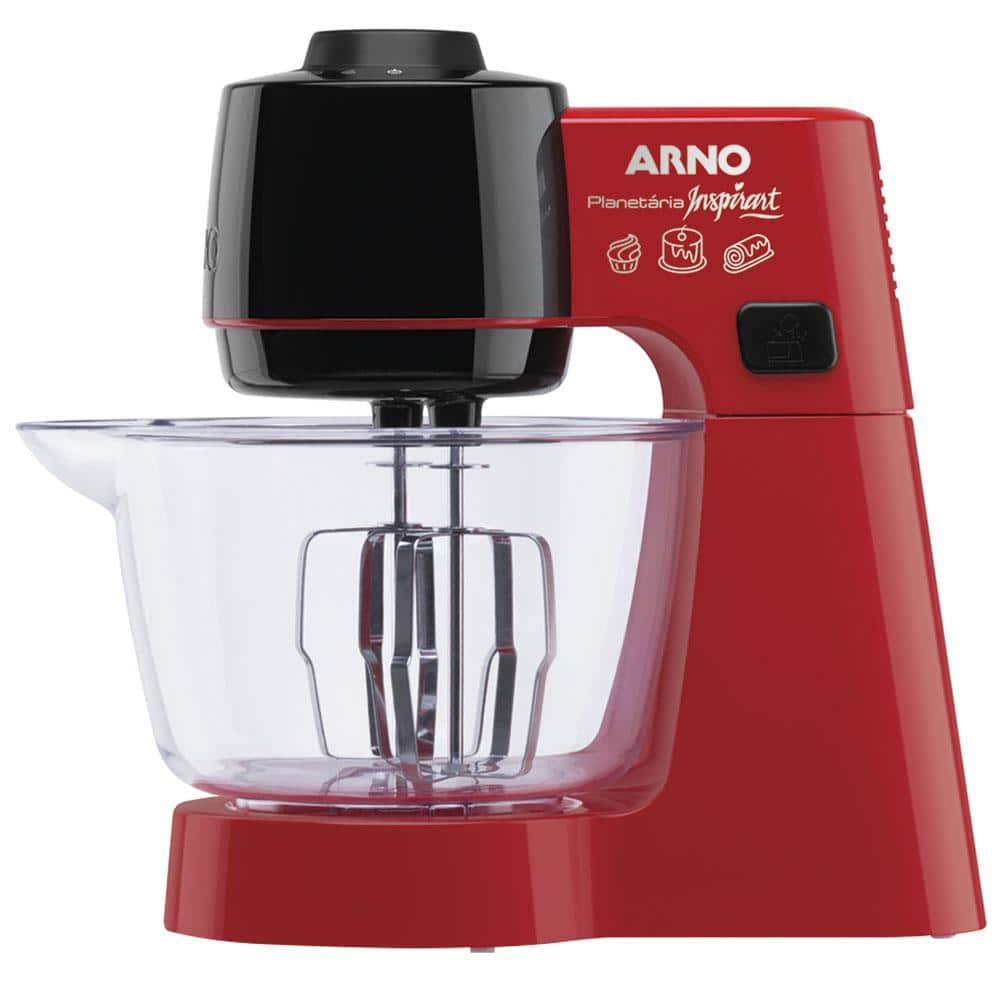 Batedeira Planetária Arno Inspirart KM-32 com 5 Velocidades e 500W – Vermelha - 1