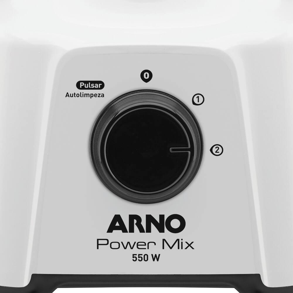 Liquidificador Arno Power Mix LQ12 com Função Pulsar 550W – Branco - 7