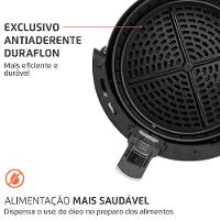 Fritadeira Elétrica Sem Óleo Air Fryer Mondial AF-30 Family Inox IV 3,5l – Preta - 6