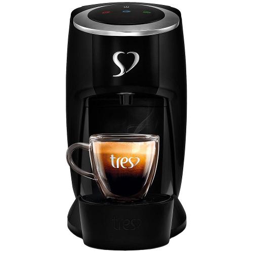 Cafeteira Espresso TRES Touch Automática Multibebidas - Preta