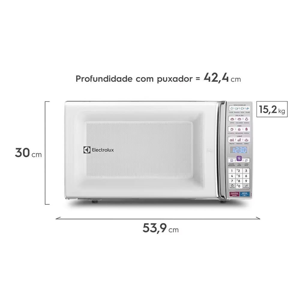 Micro-ondas Electrolux MEO44 34L Função Tira Odor Branco - 7