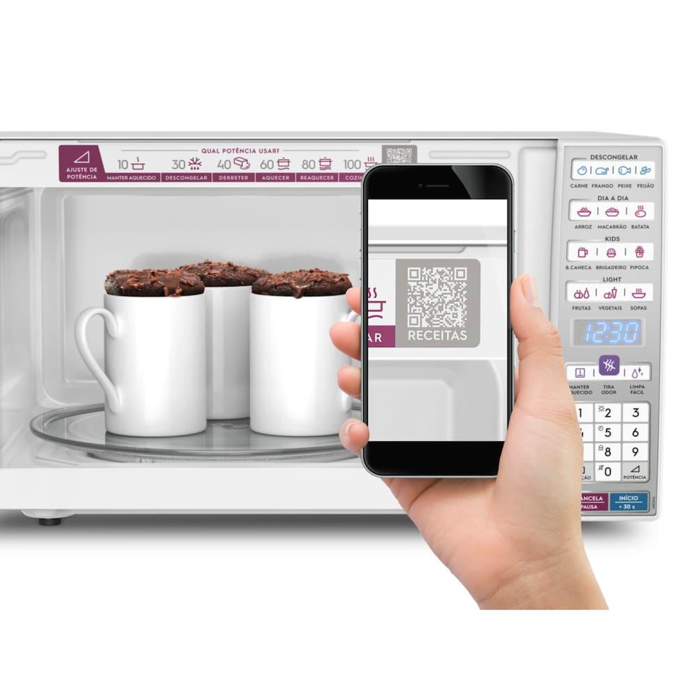 Micro-ondas Electrolux MEO44 34L Função Tira Odor Branco - 14