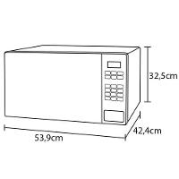 Micro-ondas Electrolux MEO44 34L Função Tira Odor Branco - 9
