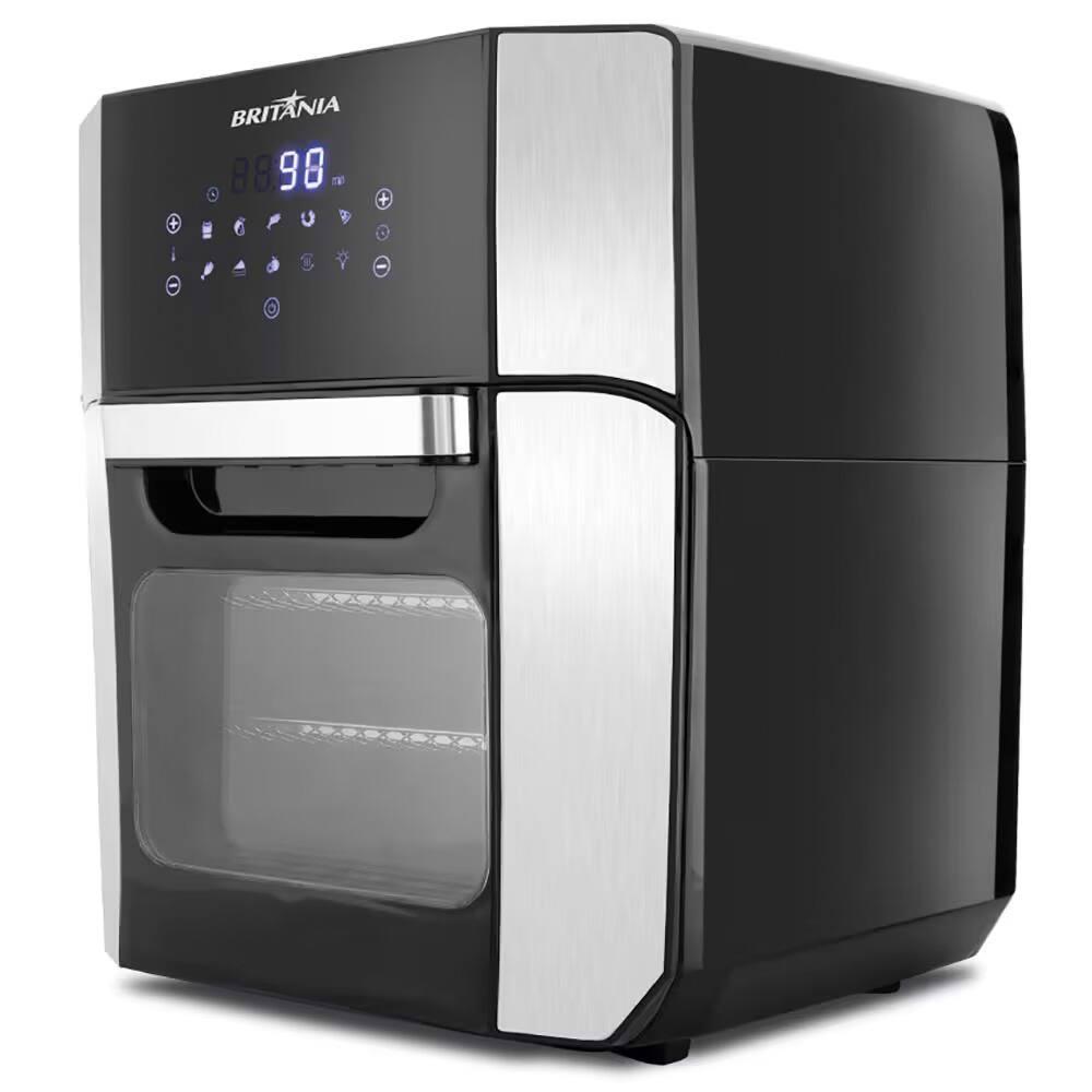 Fritadeira Elétrica sem Óleo Air Fry Britânia Oven BFR2100P 12L - Preta - 3