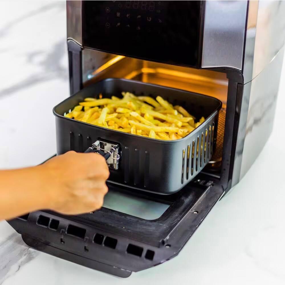 Fritadeira Elétrica sem Óleo Air Fry Britânia Oven BFR2100P 12L - Preta - 8