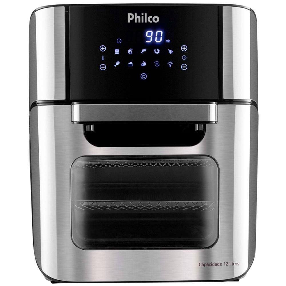 Fritadeira Elétrica Sem Óleo Air Fryer Oven Philco 12L PFR2200 Preta - 1