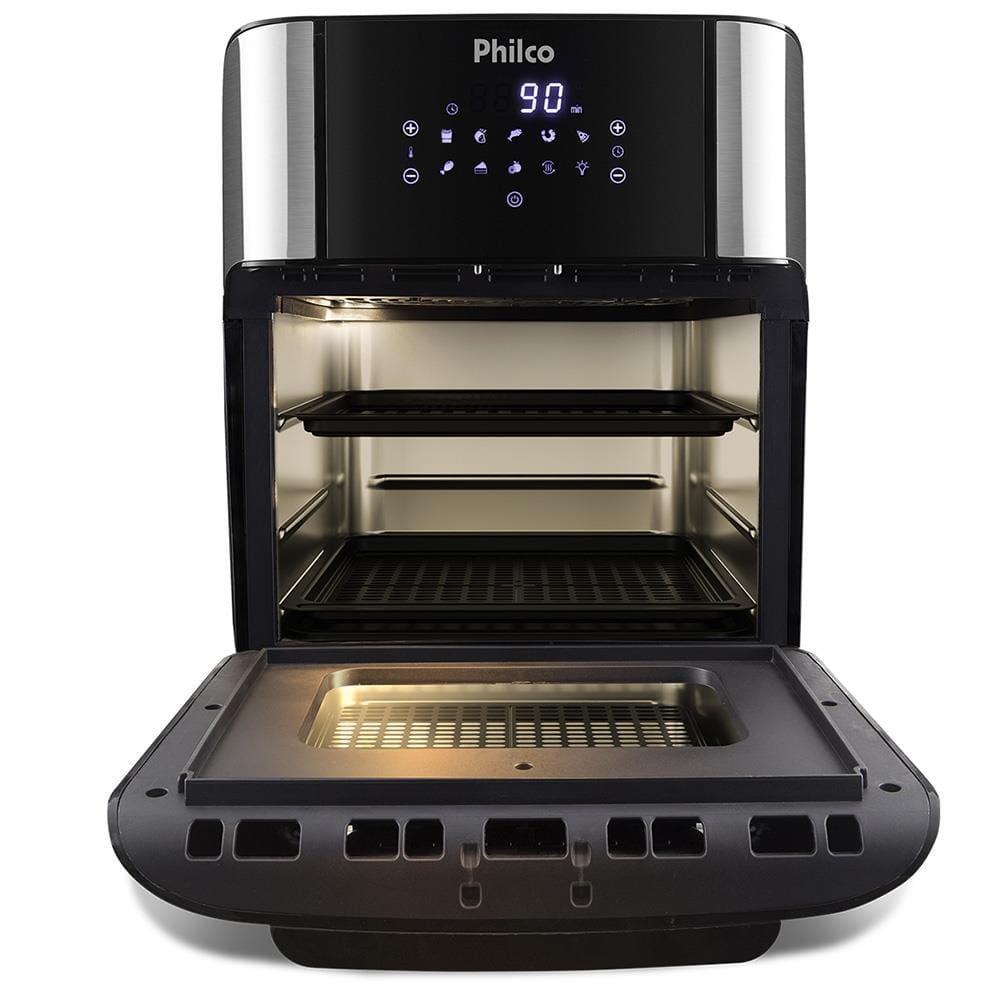 Fritadeira Elétrica Sem Óleo Air Fryer Oven Philco 12L PFR2200 Preta - 3