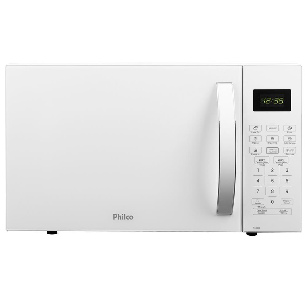 Forno de Micro-ondas Philco PMO23BB com Função Tira Odor Branco - 20L - 5