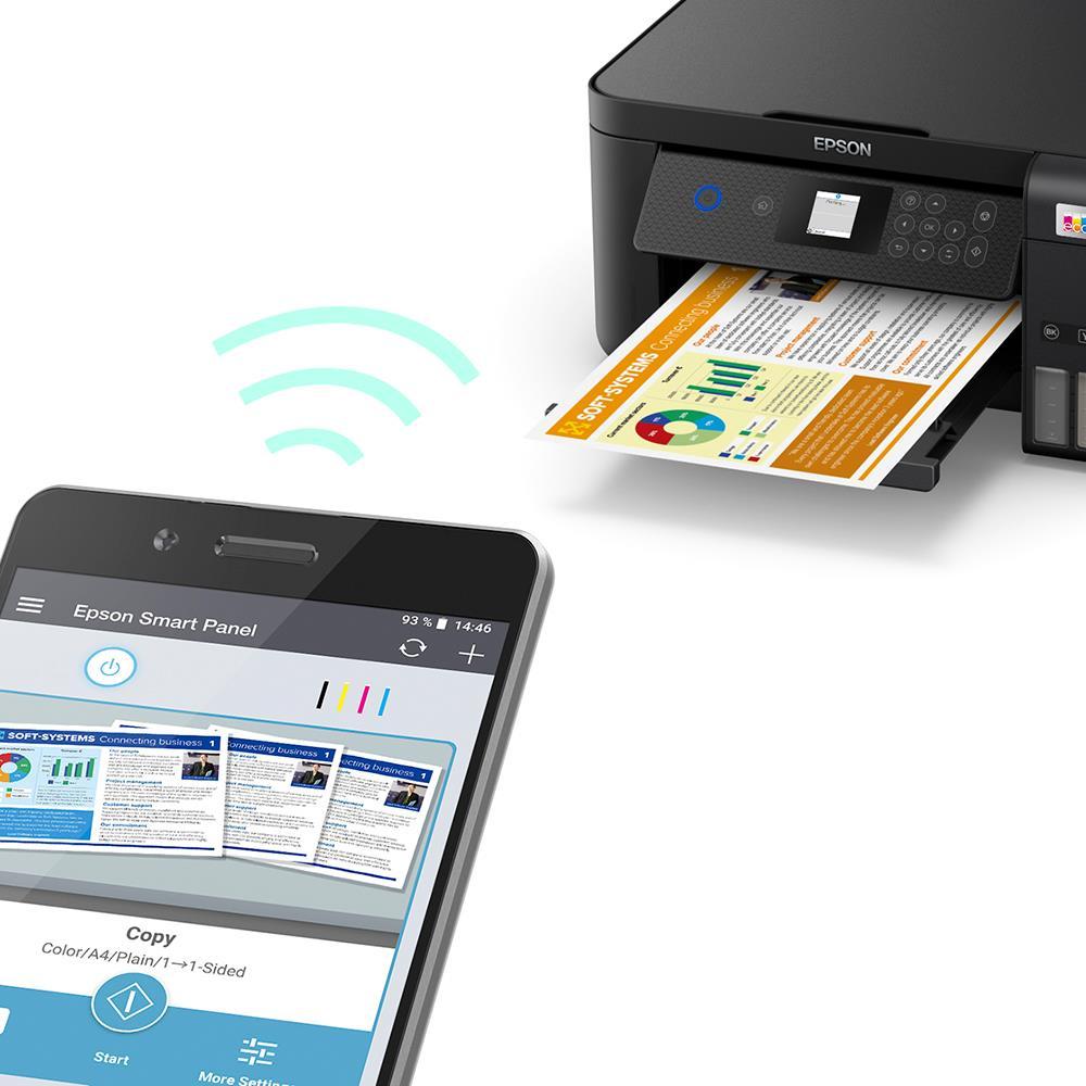 Multifuncional Tanque de Tinta Epson EcoTank L4260 Wireless - Impressora, Copiadora, Scanner - 6