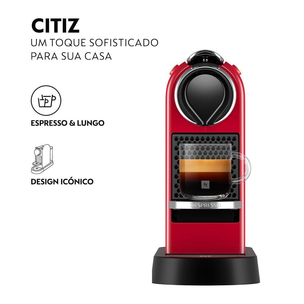Cafeteira Nespresso Citiz C113 com Kit de Cápsulas Para Degustação – Vermelha - 12