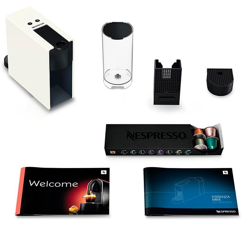 Máquina de Café Nespresso Essenza Mini C30 com Kit Boas Vindas - Branca - 6