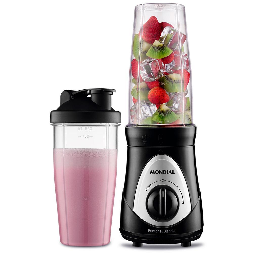Liquidificador Mondial Personal Blender DG 01 Preto 300W com 2 Velocidades - 2