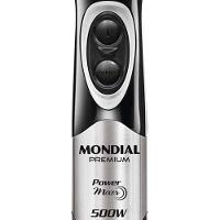 Power Mixer Mondial 2 em 1 Mixer e Processador M-07 - Preto/Inox - 2