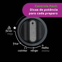 Cooktop a Gás 5 Bocas Consul CD075AE Vidro Temperado Preto Acendimento Automático Bivolt Preto - 6