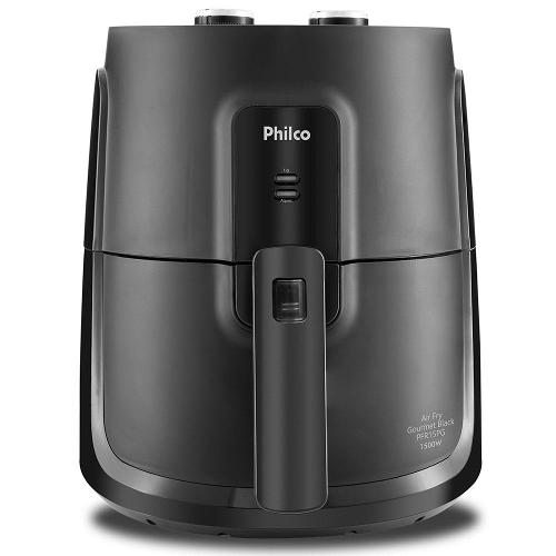 Fritadeira Elétrica Sem Óleo Air Fry Philco PFR15PG Gourmet 4L - Preta