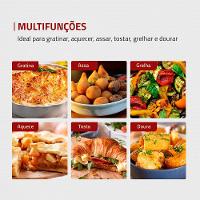 Forno Elétrico Mondial Pratic Cook FR-09 com 6 Litros – Preto