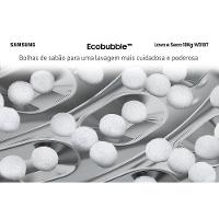 Lava e Seca Samsung Smart WD18T com AI Wash, Digital Inverter e Ecobubble Black Inox - 18/10 kg - 7