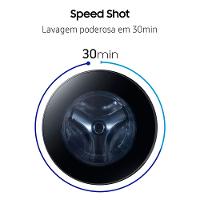 Lava e Seca Samsung Smart WD18T com AI Wash, Digital Inverter e Ecobubble Black Inox - 18/10 kg - 8