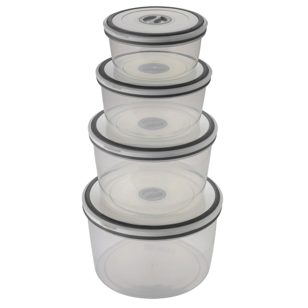 Conjunto de Potes Herméticos Redondos Electrolux em Polipropileno – 4 Peças - 1