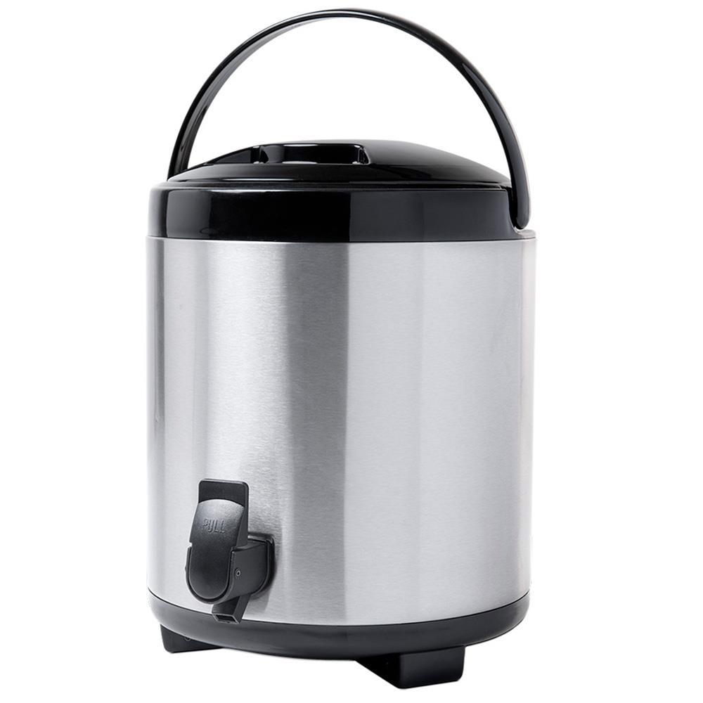 Garrafa Térmica com Torneira Brinox 1387/100 Inox/Preta – 9,2 L - 1