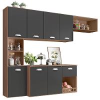 Cozinha Compacta Suspensa Poliman Mila com 7 Portas, 1 Prateleira e 1 Gaveta - 180cm de largura - 2