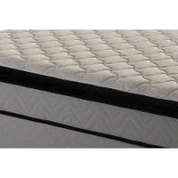 Colchão de Casal Hellen Titanium com Espuma D28 e Pillow Top 24x138x188cm - Cinza/Preto - 2