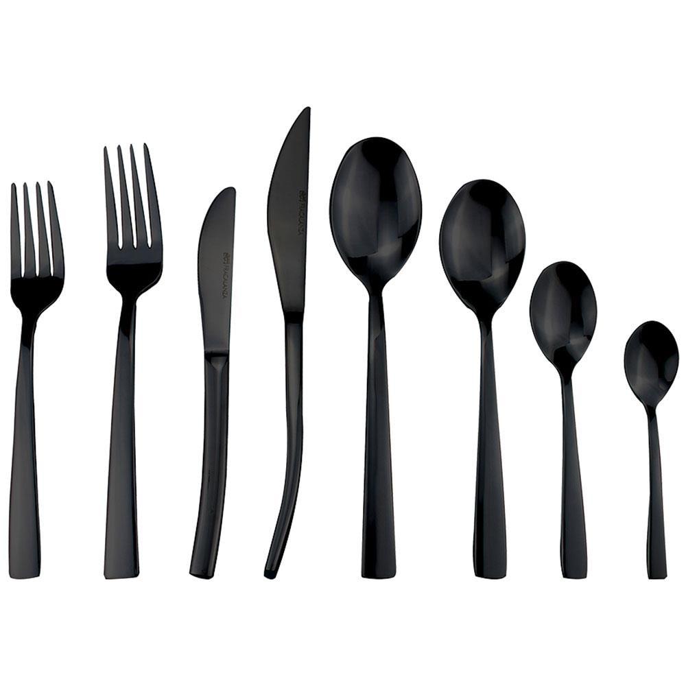 Faqueiro Ravel 48 Peças Fracalanza em Aço Inox - Preto - 1