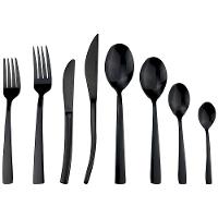 Faqueiro Ravel 48 Peças Fracalanza em Aço Inox - Preto - 1