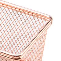 Mini Cesta Retangular para Alimentos Dynasty Fry em Aço Inox - Rosé - 2